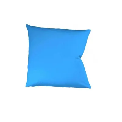 Produktbild von fleuresse Mako Satin Kissenbezug Colours Uni 40x40 cm Meeresblau