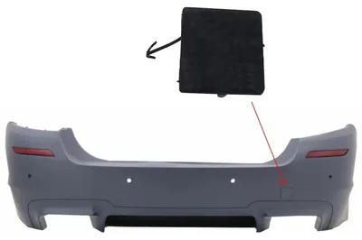 Zdjęcie produktu dla Osłona haka holowniczego na zderzak do BMW serii 5 F10 F11 2011–2017 w stylu M5.