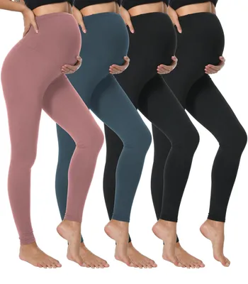 Produktbild von Dalavch Umstandsleggings für Damen, hohe Taille, für Yoga, Workout, Schwangersch