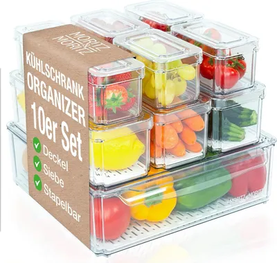 Produktbild von Moritz & Moritz Kühlschrankorganizer, 10tlg.