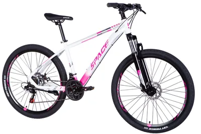 Produktbild von MTB Mercury Aluminium, 26", 145–170 cm, 21-Gang, Weiß/Rosa