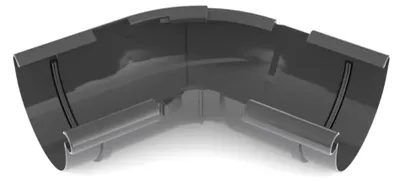 Immagine prodotto di Angolo di grondaia all'interno del sistema Graphite 125, angolo 120°-145°