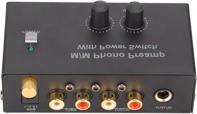 Obrázok produktu pre Miniatúrny elektronický zosilňovač pre gramofóny, reproduktory a počítače