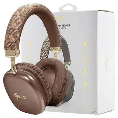 Immagine prodotto di Guess Cuffie Bluetooth In-Eargubhk1Gctcsw Marrone/Marrone Gcube Metallic Script Logo