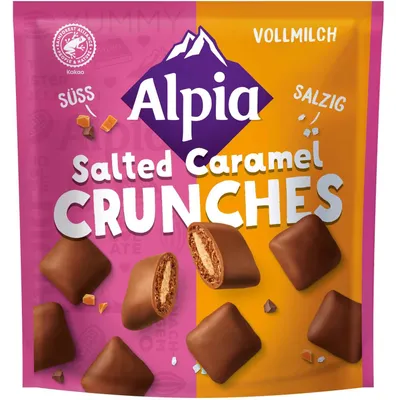 Produktbild von Alpia Salted Caramel Crunches 140g