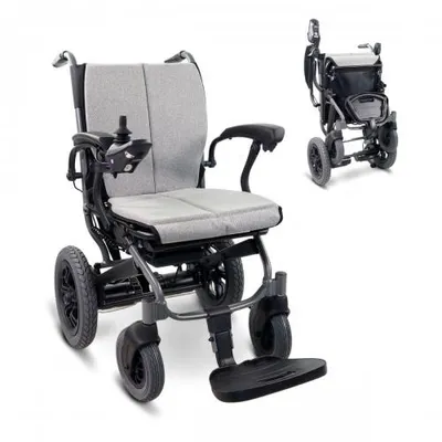 Image de Fauteuil roulant électrique Mobiclinic Verona - pliable, aluminium, bi-mode, autonomie 20 km