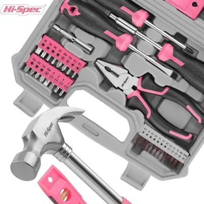 Produktbild von Famanu Werkzeugset 42-teilig – Handwerkzeuge mit 2-in-1 Bithalter-Schraubendreher