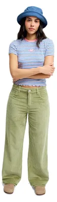 Produktbild von Roxy Damen Kordhose Dawn Patrol Corduroy Oil Green : 27 Größe: 27
