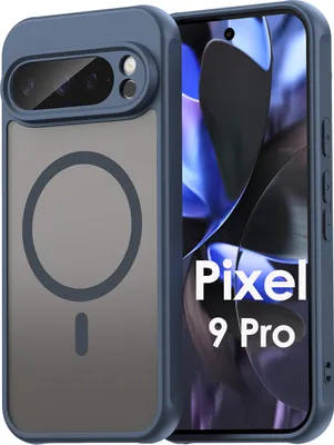 Produktbild von Handyhülle für Google Pixel 9 Pro Matt Case Schutzhülle Kratzfest Passgenau Blau