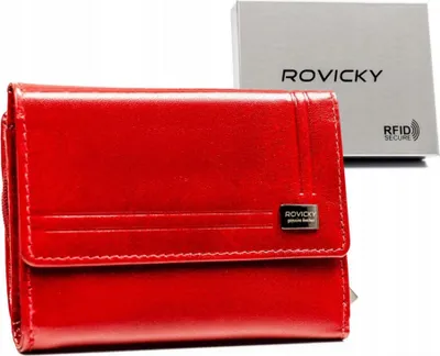 Produktbild von Rovicky Portemonnaie aus Leder für Frauen Regall rot One size