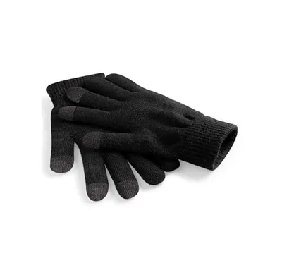 Produktbild von Beechfield - Herren/Damen Uni Touchscreen-Handschuhe BC5320 (S-M) (Schwarz)
