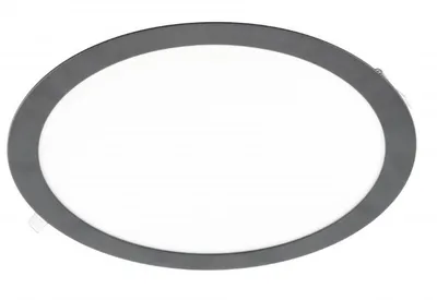 Produktbild von GTV Lighting - LED-Leuchte ORIS PLUS, Downlight, 24W, schwarz, 4000K, 2000lm, AC220-240V, Einbau, IP20, 120°