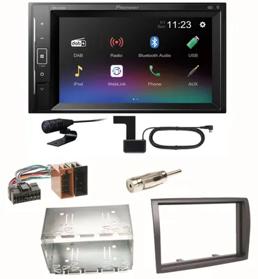 Produktbild von Pioneer DMH-A240DAB Digitalradio Bluetooth Einbauset für Fiat Ducato Boxer Jumper