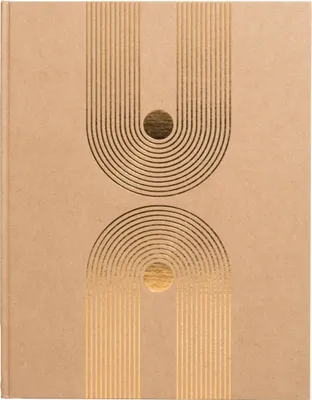 Image de Exacompta Livre d'or 100 pages tranche or Graphik Kraft 47849E