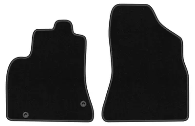 Image de Tapis avant en moquette pour Citroen Berlingo II 2008-2018 (ludospace) – 2 pièces, noirs, sur mesure – Wielganizator BASIC