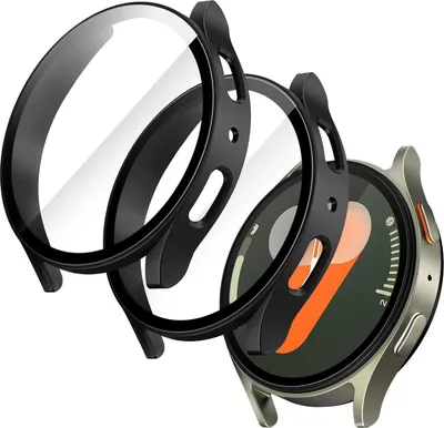 Obrázok produktu pre JETech Samsung Galaxy Watch 7 40 mm ochranné puzdro s ochrannou fóliou čierne
