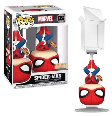 Zdjęcie produktu dla Kolekcjonerska figurka PVC Spider-Man Funko POP - Spider-Man z hot dogiem na wyłączność (1357)
