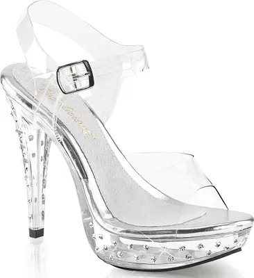 Produktbild von COCKTAIL-508SDT Damen Sandale von Fabulicious, Transparent EU 40, US 10