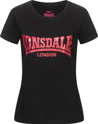 Produktbild von Frauen T-Shirt CARTMEL Black/Pink XXL Lonsdale