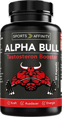 Produktbild von Sports Affinity Alpha Bull - L-Arginin + Zink + Pinienrindenextrakt - 80 Kapseln
