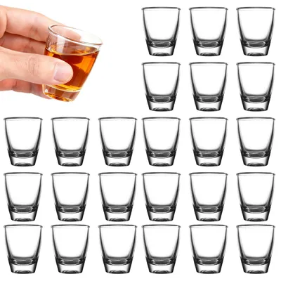 Image de Verre à shot verre à liqueur - 35 ml - Verre trempé - Lot de 24
