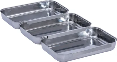 Produktbild von Panier-Set Edelstahl 3-teilig