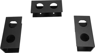 Obrázok produktu pre Pod stolom Laptop Mount hliníkovej zliatiny Kovový držiak zariadenia pod stolom so silikónom proti poškriabaniu pre notebook TV Box Black
