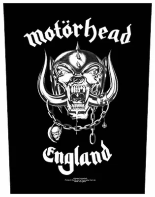 Produktbild von Motörhead - England - Rückenaufnäher