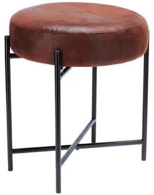 Produktbild von H&S Decoration Hocker Sitzhocker Metallgestell mit weichem Sitz Küche Wohnzimmer modern Deko