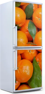 Produktbild von Kühlschrankdekoration  60x180 cm  Aufkleber auf dem Kühlschrank - Farblich Früchte