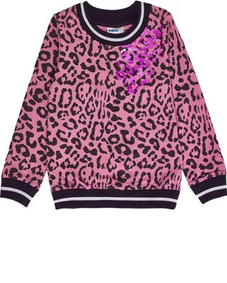 Obrázek produktu pro Dívčí mikina Leopard - růžová - 128