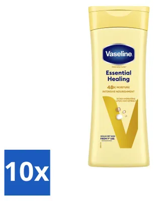 Produktbild von 10 x Vaseline Essential Healing Bodylotion - 400 ml - Vorteilspackung - 10 Stücke