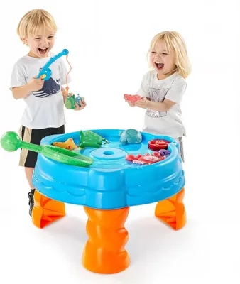 Produktbild von Wassertisch für Kleinkinder Aktivitätssensoriktisch mit 9-teiligem Zubehör
