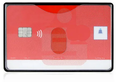 Produktbild von RFID NFC Blocker Hartplastik Schutzhülle – Kartenschutzhülle für Kreditkarten und Ausweise, transparent matt, 6er Set