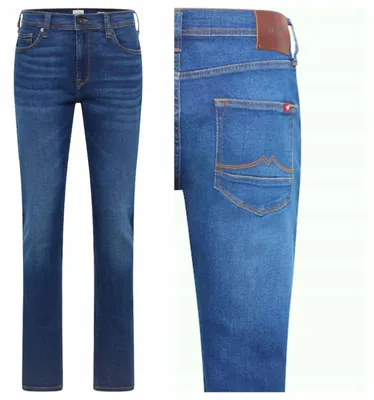 Produktbild von Mustang | Vegas Herren Slim Fit Jeans, Blau, W34 L34