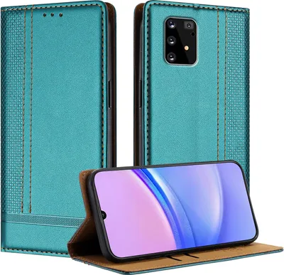 Obrázek produktu pro Pouzdro pro Samsung Galaxy S10 Lite kožené flipové pouzdro s funkcí stojánku zelené