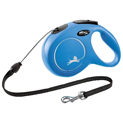 Produktbild von Flexi New Classic - Hundeleine - Seil - blau - M - 8m