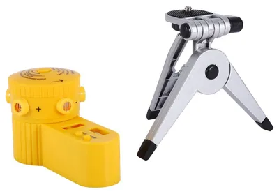Produktbild von Laser-Wasserwaage Mit Stativ, 5-Modus-Linienlaser, Horizontal Und Vertikal