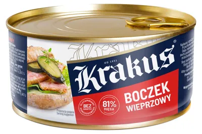 Produktbild von Speck Schweinefleisch, Krakus, 300g