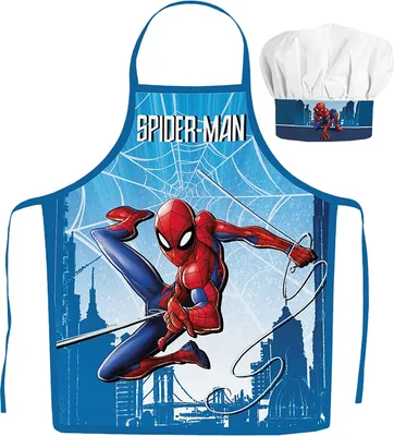 Obrázek produktu pro Dětská zástěra Spiderman Skyline, 2dílná sada