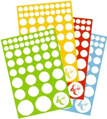 Produktbild von Coppenrath Verlag Fahrrad-Sticker Fröhliche Tupfen