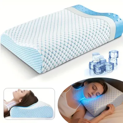 Produktbild von Memory Schaum Kissen Nackenkissen Ergonomisches Nackenstützkissen, Kopfkissen gegen Nackenschmerzen