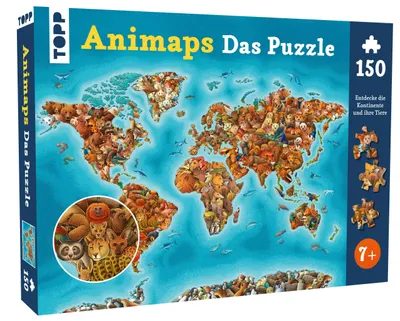 Produktbild von Animaps: Das Puzzle - 150 Teile.
