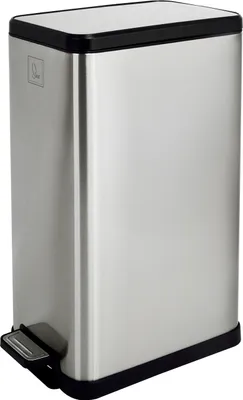 Produktbild von SVITA STM18 Mülleimer Treteimer 18l inkl. Inneneimer Softclose-Deckel Silber