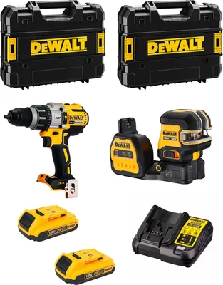 Immagine prodotto di Kit DeWALT MTPROF03 (DCD996 + DCE088NG18 + 2 x 2,0 Ah + DCB107 + 2 x TSTAK II)