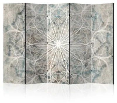 Immagine prodotto di LUMASOUL Paravento monofacciale, paravento divisorio per interni, motivo boho, 225x172 cm