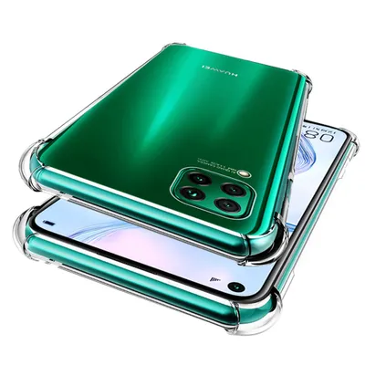 Immagine prodotto di Huawei P40 Lite Custodia, paraurti trasparente in TPU morbido, custodia protettiva antiurto per Huawei P40 Lite