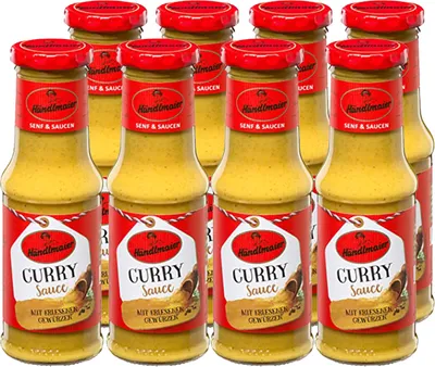 Produktbild von Händlmaiers Feinkost Curry Sauce mit erlesenen Gewürzen 200ml 8er Pack