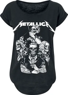 Produktbild von Metallica T-Shirt Damen S&M2 Skull Tux schwarz XXL