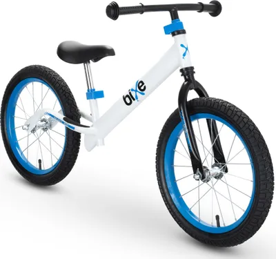 Produktbild von Bixe 16 Zoll Laufrad ab 5 Jahre blau - Balance Bike für große Kinder im Alter von 5 bis 9 Jahren - Fahrrad ohne Pedale mit Luftreifen - für Jungen und